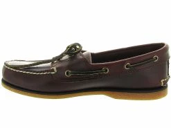 Timberland Chaussures A Lacets 25077 Boat Classic Boat 2 Marron Fonce -Chaussons Et Pantoufles Soldes Magasin 1991801 4