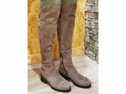 Donna Carolina Bottes 40.699.085 Taupe -Chaussons Et Pantoufles Soldes Magasin 3268801 5