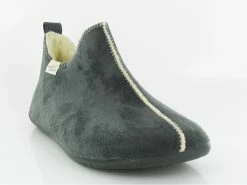 La Maison De L Espadrille Chaussons Et Pantoufles 6030 Gris -Chaussons Et Pantoufles Soldes Magasin 4471403 3