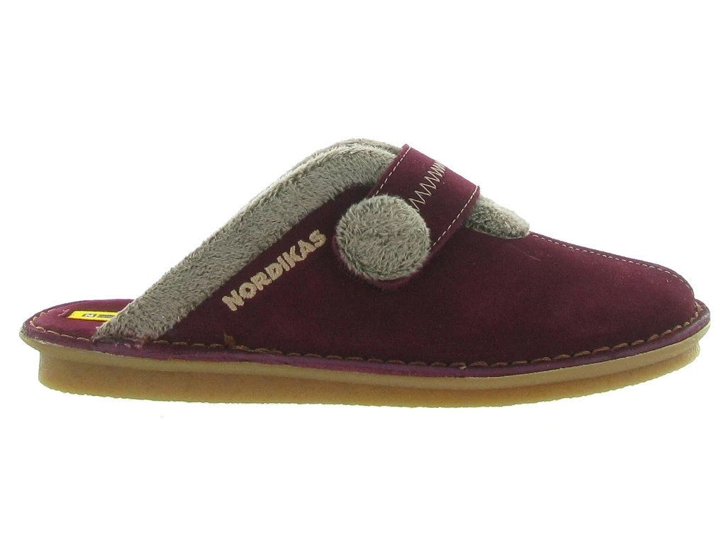 Nordikas Chaussons Et Pantoufles 2070 Cherokee Bordeaux 2 Nordikas Chaussons Et Pantoufles 2070 Cherokee Bordeaux – Image 2