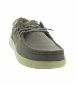 Hey Dude Chaussures A Lacets Paul Marron Fonce -Chaussons Et Pantoufles Soldes Magasin 4762103 3