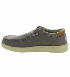 Hey Dude Chaussures A Lacets Paul Marron Fonce -Chaussons Et Pantoufles Soldes Magasin 4762103 4