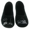 La Maison De L Espadrille Chaussons Et Pantoufles 6046 4 Souris Noir