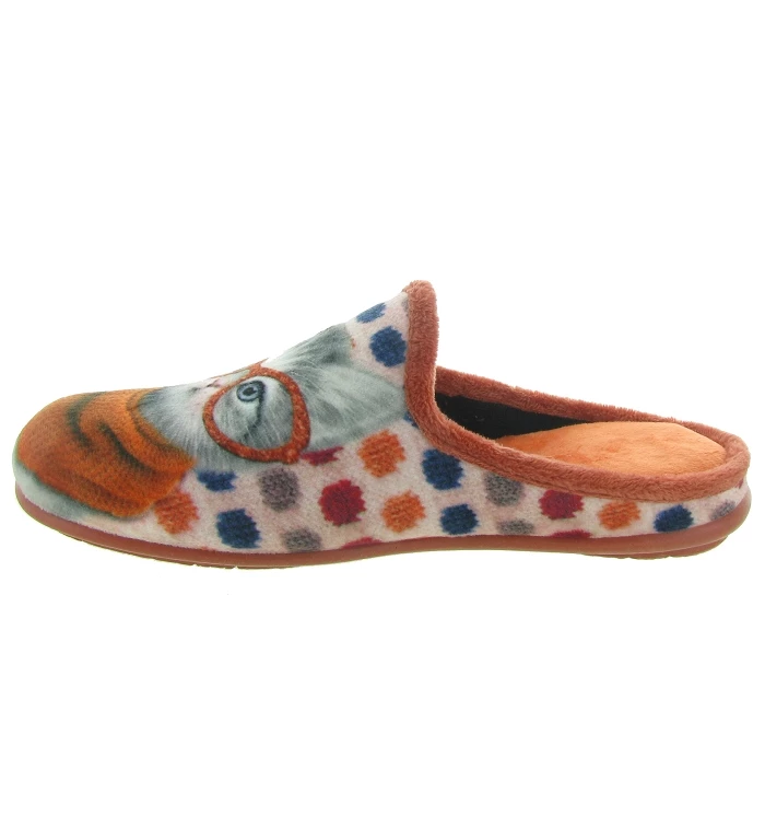 La Maison De L Espadrille Chaussons Et Pantoufles 9000 4 Chat Orange 4 La Maison De L Espadrille Chaussons Et Pantoufles 9000 4 Chat Orange – Image 4