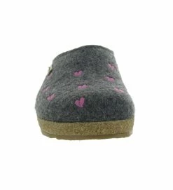 Haflinger Chaussons Et Pantoufles Cuoricini Women Gris 7 Haflinger Chaussons Et Pantoufles Cuoricini Women Gris -Chaussons Et Pantoufles Soldes Magasin 4781101 3