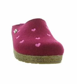 Haflinger Chaussons Et Pantoufles Cuoricini Women Fushia -Chaussons Et Pantoufles Soldes Magasin 4781104 3