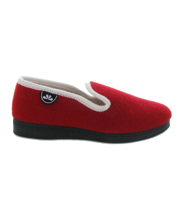 Semelflex Chaussons Et Pantoufles Super Rosie Rouge 2 Semelflex Chaussons Et Pantoufles Super Rosie Rouge – Image 2