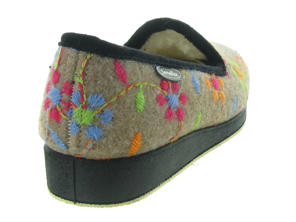 Semelflex Chaussons Et Pantoufles Calozoe Beige 5 Semelflex Chaussons Et Pantoufles Calozoe Beige – Image 5