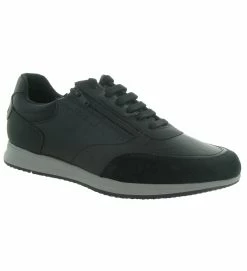 Geox Chaussures A Lacets U16h5b Avery Noir