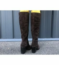 Carmen Bottes 48382 Marron Fonce 9 Carmen Bottes 48382 Marron Fonce -Chaussons Et Pantoufles Soldes Magasin 4867701 5