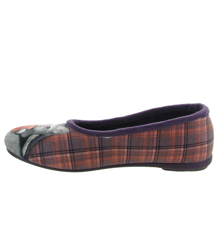 La Maison De L Espadrille Chaussons Et Pantoufles 6054 4 Chat Violet 4 La Maison De L Espadrille Chaussons Et Pantoufles 6054 4 Chat Violet – Image 4