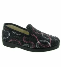 La Maison De L Espadrille Chaussons Et Pantoufles 7640 Noir