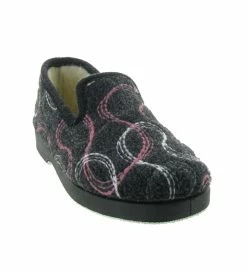 La Maison De L Espadrille Chaussons Et Pantoufles 7640 Noir -Chaussons Et Pantoufles Soldes Magasin 4879801 3