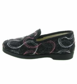 La Maison De L Espadrille Chaussons Et Pantoufles 7640 Noir -Chaussons Et Pantoufles Soldes Magasin 4879801 4