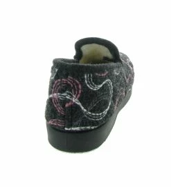 La Maison De L Espadrille Chaussons Et Pantoufles 7640 Noir -Chaussons Et Pantoufles Soldes Magasin 4879801 5
