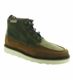 Schmoove Chaussures A Lacets Dock Mid Oil Marron Fonce