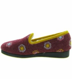 Semelflex Chaussons Et Pantoufles Calomona Bordeaux -Chaussons Et Pantoufles Soldes Magasin 4886101 4