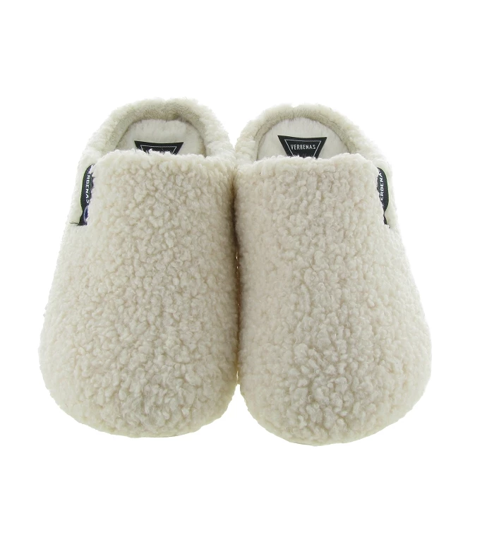 Verbenas Chaussons Et Pantoufles York Nairobi Ecru 1 Verbenas Chaussons Et Pantoufles York Nairobi Ecru