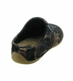 Verbenas Chaussons Et Pantoufles York Forest Marron Fonce -Chaussons Et Pantoufles Soldes Magasin 4887001 6