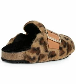 Geox Chaussons Et Pantoufles D26lsb Brionia Leopard -Chaussons Et Pantoufles Soldes Magasin 4890401 5