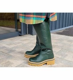 Avril Gau Bottes Bimbo Kaki -Chaussons Et Pantoufles Soldes Magasin 4895501 4