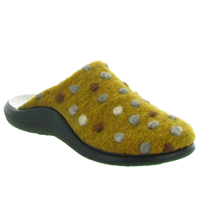 Westland Chaussons Et Pantoufles Roubaix 05 Jaune Moutarde 1 Westland Chaussons Et Pantoufles Roubaix 05 Jaune Moutarde