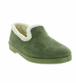 La Maison De L Espadrille Chaussons Et Pantoufles 7635 Neo Charentaise Kaki -Chaussons Et Pantoufles Soldes Magasin 4916102 3