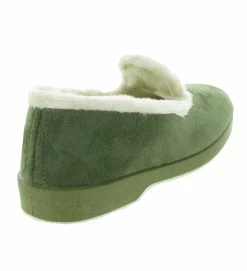 La Maison De L Espadrille Chaussons Et Pantoufles 7635 Neo Charentaise Kaki -Chaussons Et Pantoufles Soldes Magasin 4916102 5