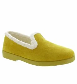 La Maison De L Espadrille Chaussons Et Pantoufles 7635 Neo Charentaise Jaune