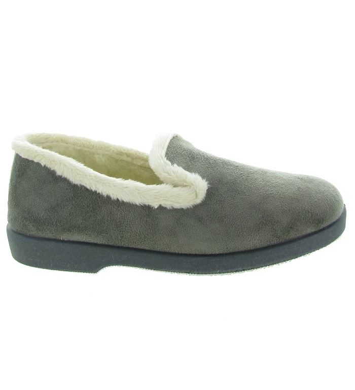 La Maison De L Espadrille Chaussons Et Pantoufles 7635 Neo Charentaise Gris 2 La Maison De L Espadrille Chaussons Et Pantoufles 7635 Neo Charentaise Gris – Image 2