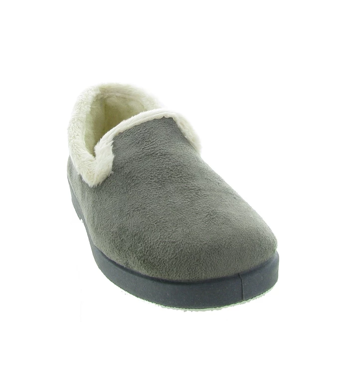 La Maison De L Espadrille Chaussons Et Pantoufles 7635 Neo Charentaise Gris 3 La Maison De L Espadrille Chaussons Et Pantoufles 7635 Neo Charentaise Gris – Image 3
