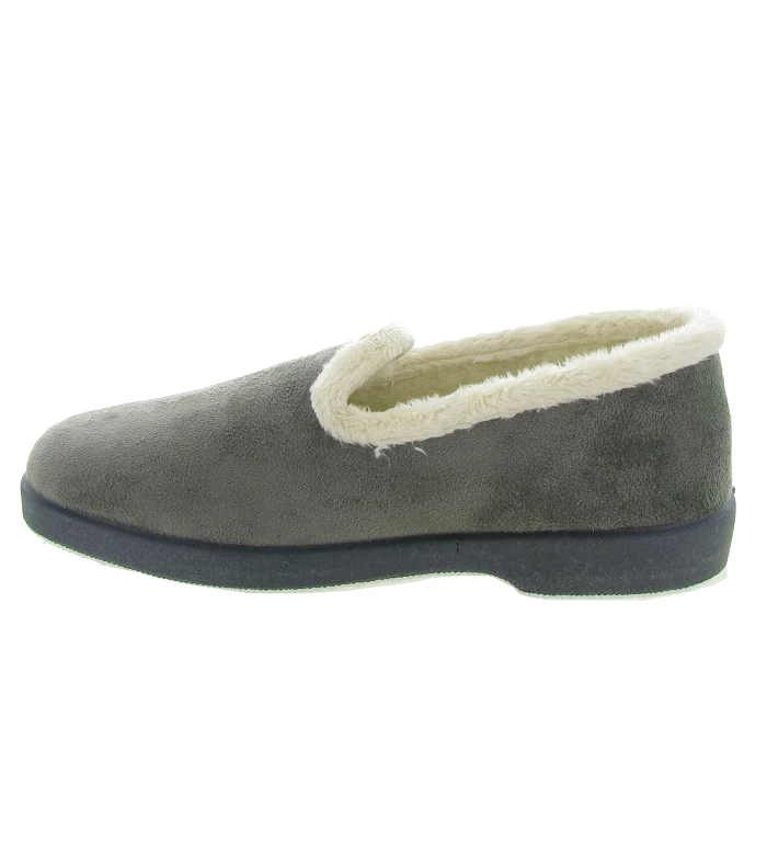 La Maison De L Espadrille Chaussons Et Pantoufles 7635 Neo Charentaise Gris 4 La Maison De L Espadrille Chaussons Et Pantoufles 7635 Neo Charentaise Gris – Image 4