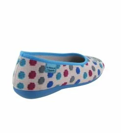 La Maison De L Espadrille Chaussons Et Pantoufles 2071 Turquoise -Chaussons Et Pantoufles Soldes Magasin 4973801 5