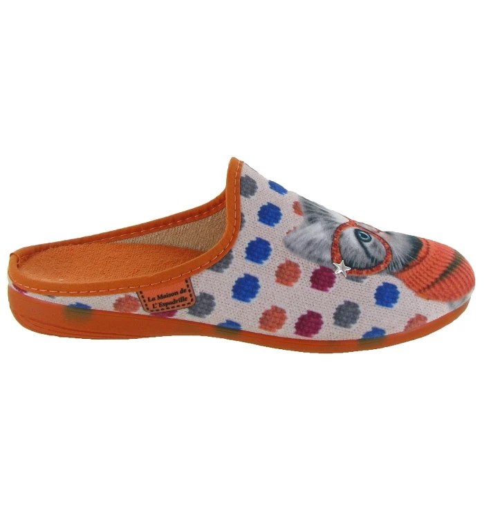 La Maison De L Espadrille Chaussons Et Pantoufles 2073 Orange 2 La Maison De L Espadrille Chaussons Et Pantoufles 2073 Orange â Image 2