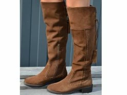Carmela Bottes 66364 Camel -Chaussons Et Pantoufles Soldes Magasin 5253601 4