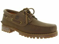 Timberland Chaussures A Lacets A284nf Authentics 3 Eye Classic Marron