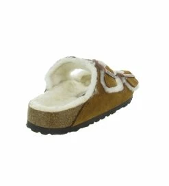 Birkenstock Chaussons Et Pantoufles Arizona Shearling Marron -Chaussons Et Pantoufles Soldes Magasin 7245701 5