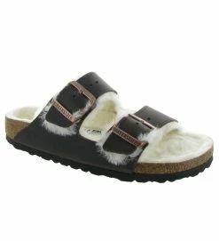 Birkenstock Chaussons Et Pantoufles Arizona Shearling Marron