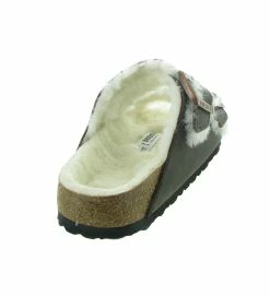 Birkenstock Chaussons Et Pantoufles Arizona Shearling Marron -Chaussons Et Pantoufles Soldes Magasin 7245704 5